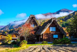 Herfsttaferelen, Shirakawa-go Village