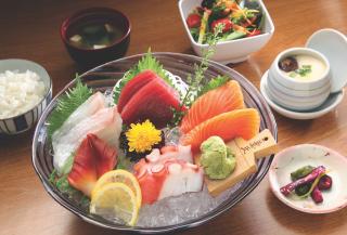 Lekkere sashimi in Okinawa