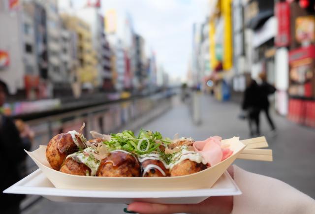 Takoyaki-octopus in Osaka