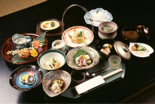 Kaiseki-diner in een ryokan