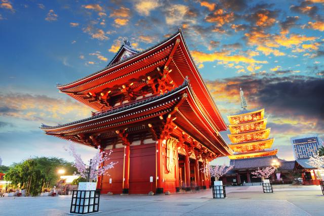 Senso-ji-tempel, Asakusa, Tokyo