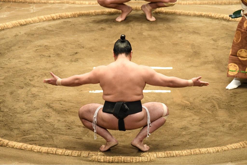 Sumoworstelaartraining