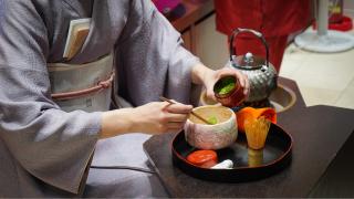 Theeceremonie in Uji, Kyoto