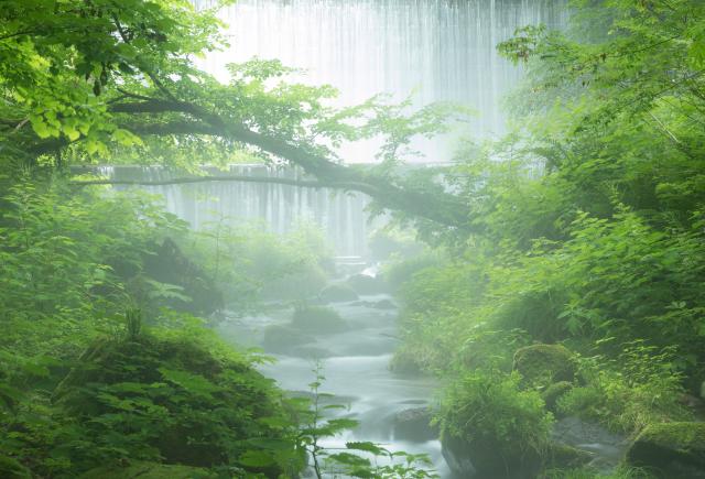 Kitanisawa-bergbeek, Mount Daisen, Tottori