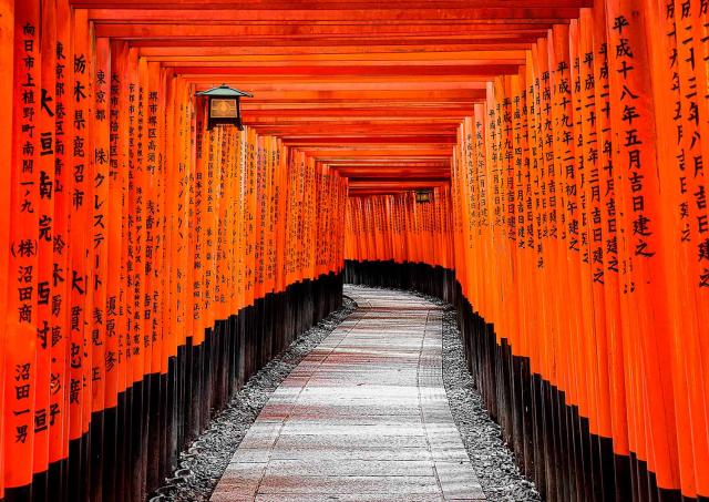 Uitzicht op Kyoto