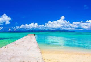 Strand op Okinawa