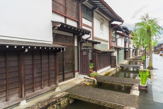 Historische gebouwen in Hida Furukawa