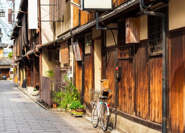 Fiets in Kyoto