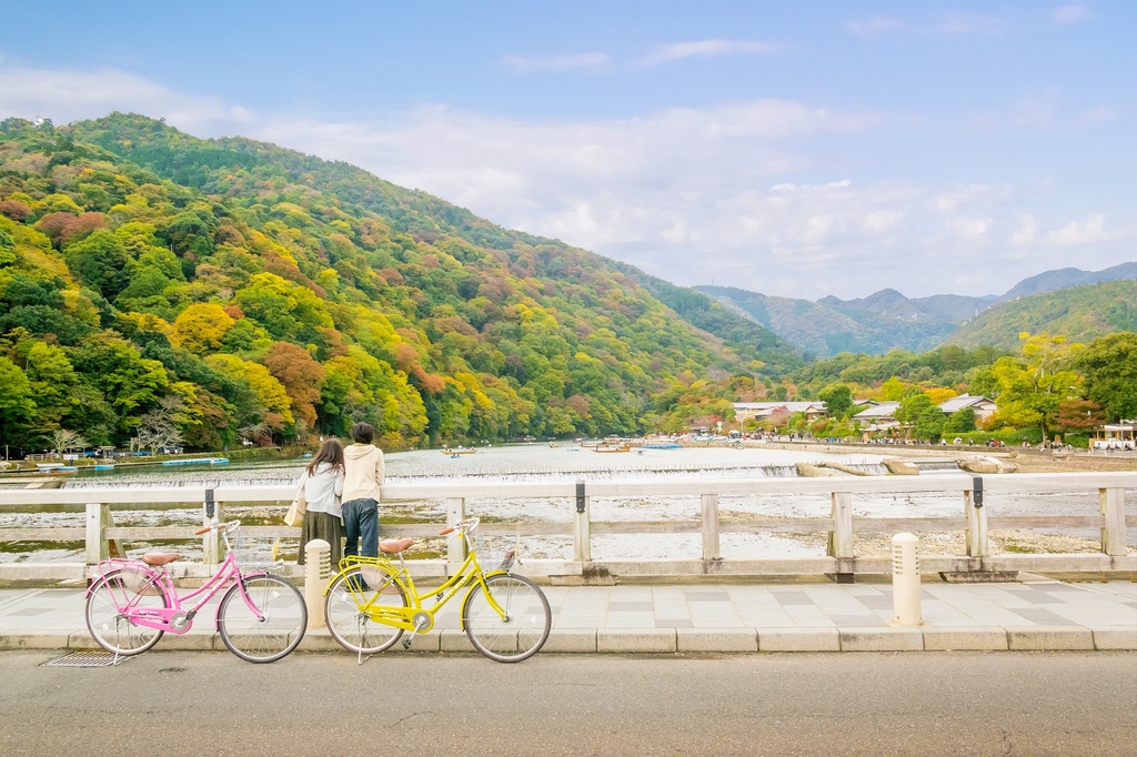Arashiyama op de fiets