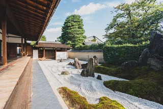 Zen rotstuin in Daitoku-ji Tempel, Kyoto